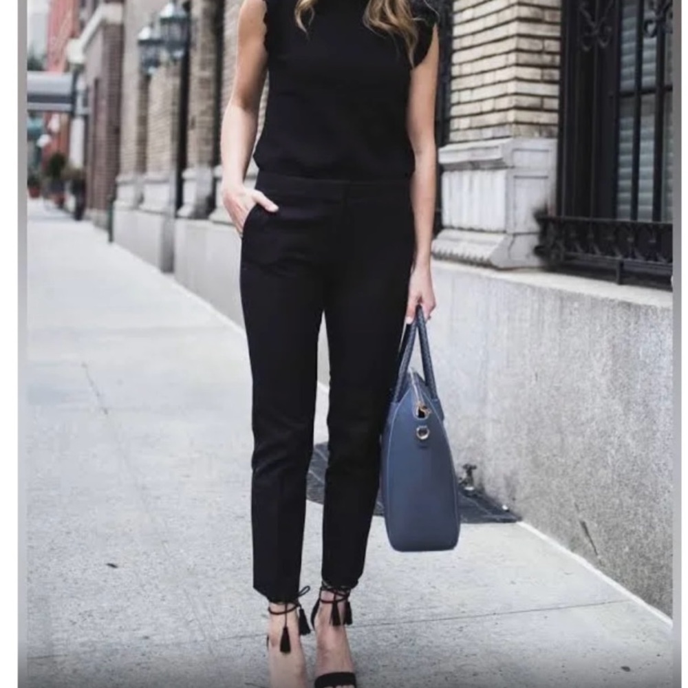 DVF genesis pants in black, size 6